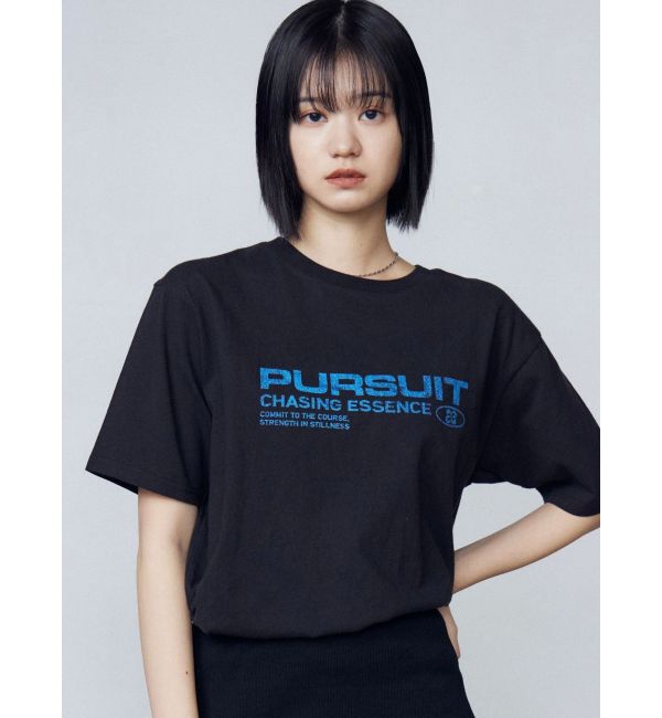 EMODA「ロゴグラフィックTシャツ」|Tシャツ・カットソー|ブラック