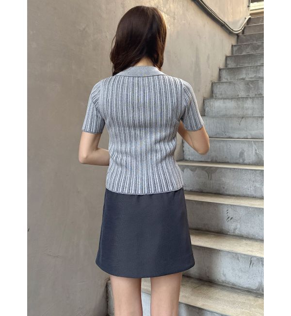 MURUA「タックドレープミニスカート【セットアップ着用可】」|スカート|