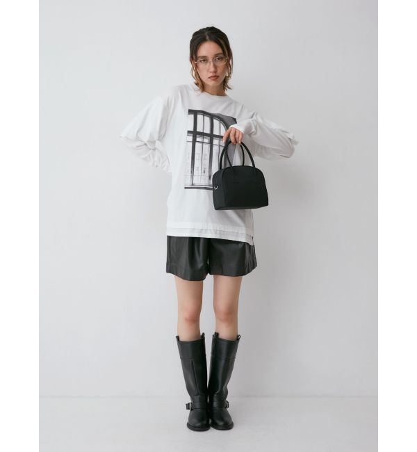 Ungrid「フォトプリントレイヤードロングスリーブTee」|Tシャツ・カットソー|
