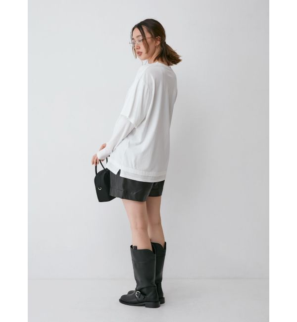 Ungrid「フォトプリントレイヤードロングスリーブTee」|Tシャツ・カットソー|