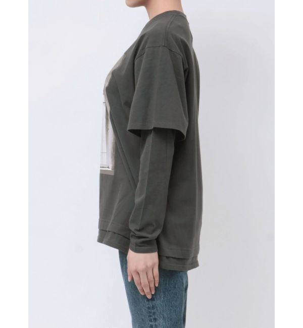 Ungrid「フォトプリントレイヤードロングスリーブTee」|Tシャツ・カットソー|