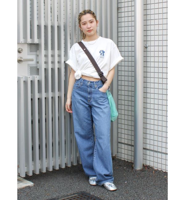 Ungrid「ドッグプリントロゴTee」|Tシャツ・カットソー|