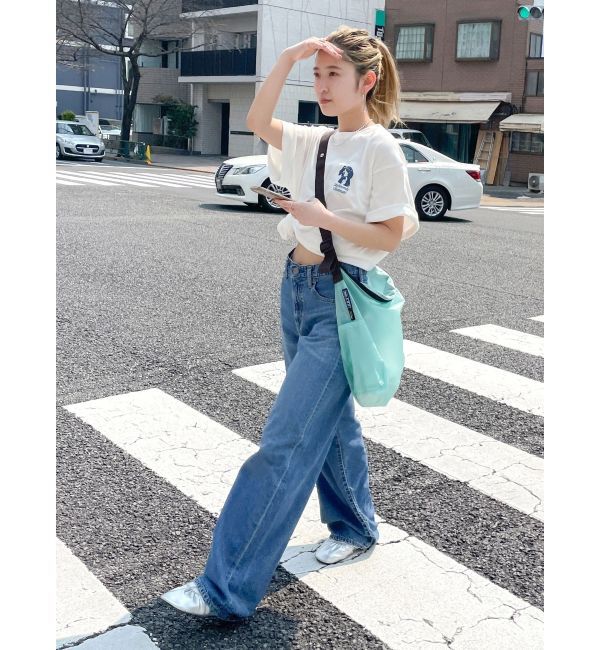 Ungrid「ドッグプリントロゴTee」|Tシャツ・カットソー|