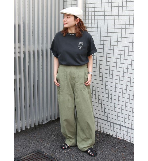 Ungrid「ドッグプリントロゴTee」|Tシャツ・カットソー|