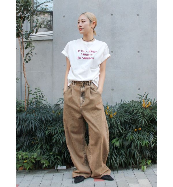 Ungrid「ブリーチルーズデニム」|デニム|