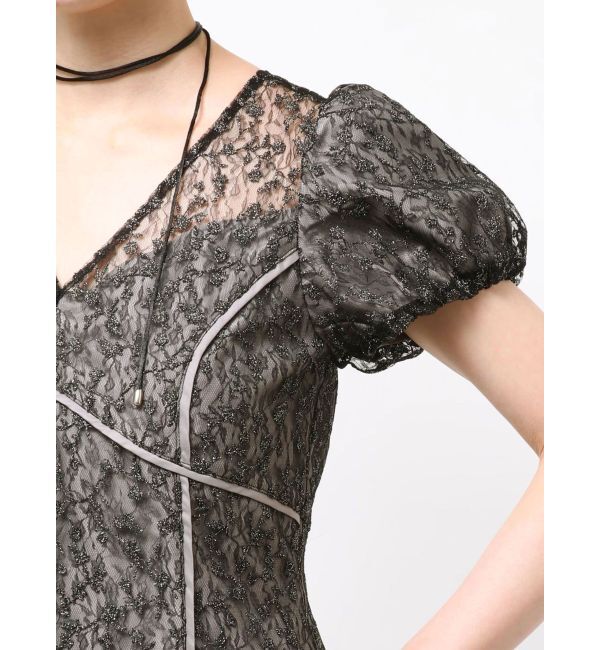 LAGUNAMOON「LADYスモールフラワーレースワンピース」|ドレス|
