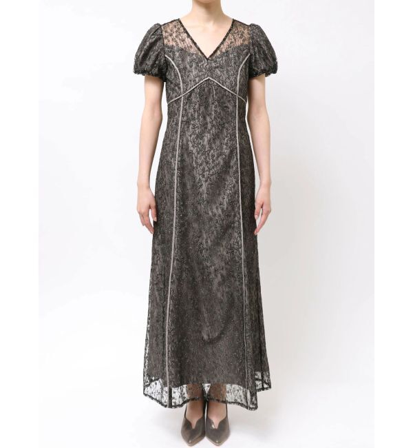 LAGUNAMOON「LADYスモールフラワーレースワンピース」|ドレス|