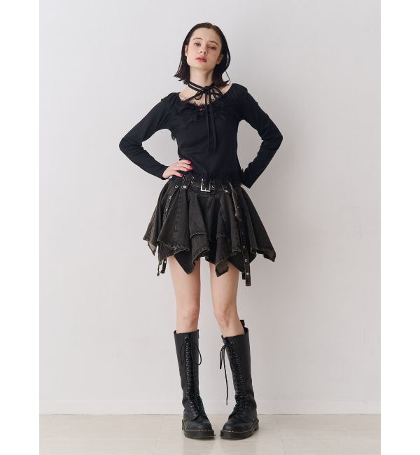 jouetie「レースドッキングカットトップス」|Tシャツ・カットソー|