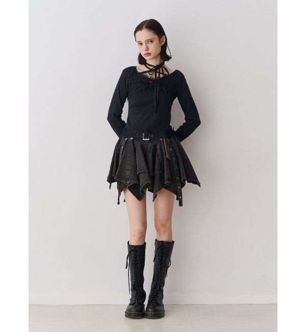 jouetie「レースドッキングカットトップス」|Tシャツ・カットソー|
