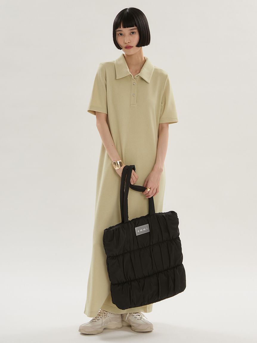 emmi atelier「【ONLINE限定】eco emmiロゴパデットトートバッグ」|トートバッグ|
