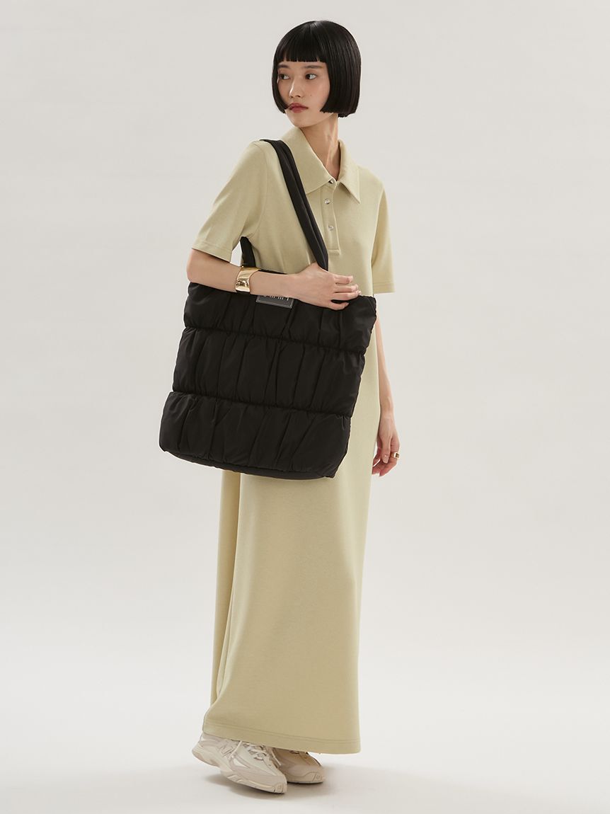 emmi atelier「【ONLINE限定】eco emmiロゴパデットトートバッグ」|トートバッグ|