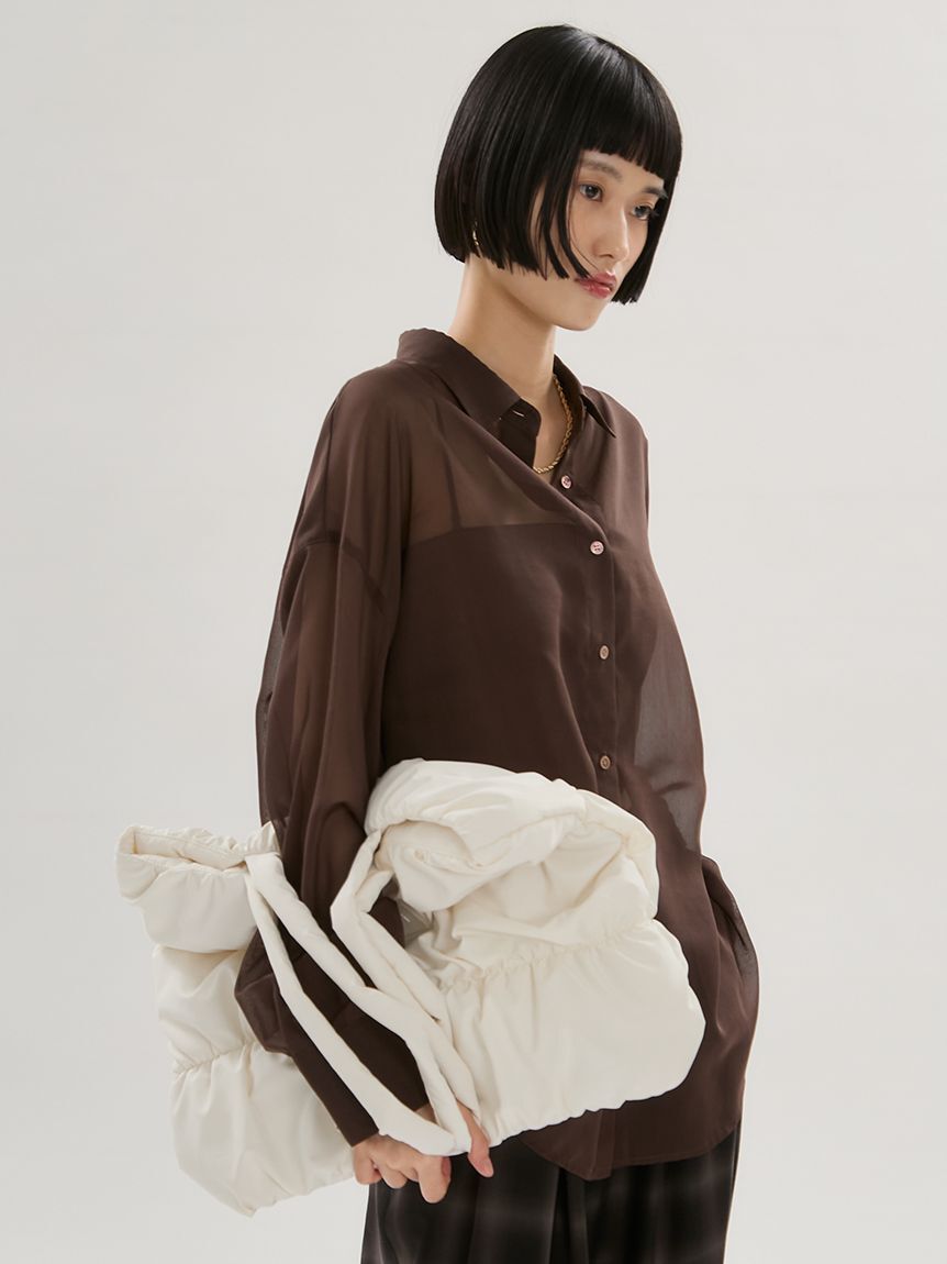 emmi atelier「【ONLINE限定】eco emmiロゴパデットトートバッグ」|トートバッグ|