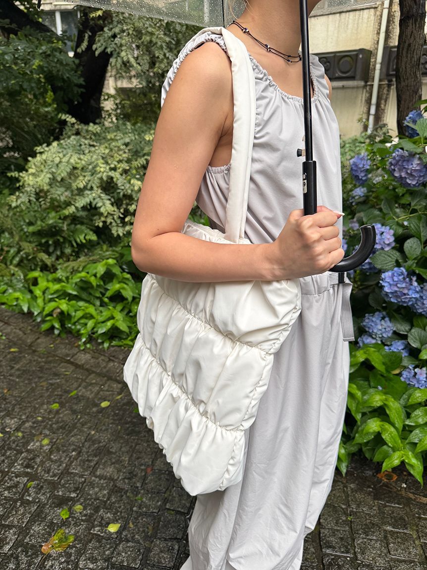 emmi atelier「【ONLINE限定】eco emmiロゴパデットトートバッグ」|トートバッグ|