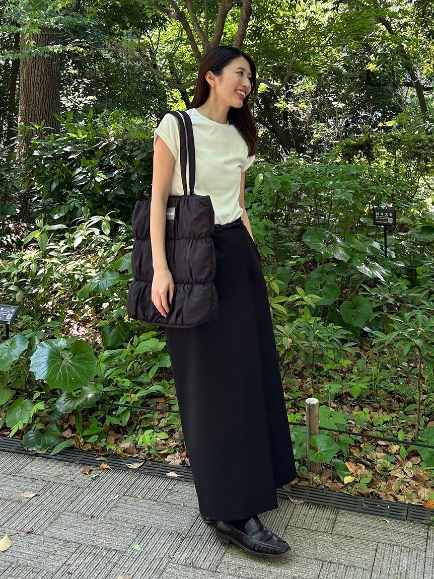 emmi atelier「【ONLINE限定】eco emmiロゴパデットトートバッグ」|トートバッグ|
