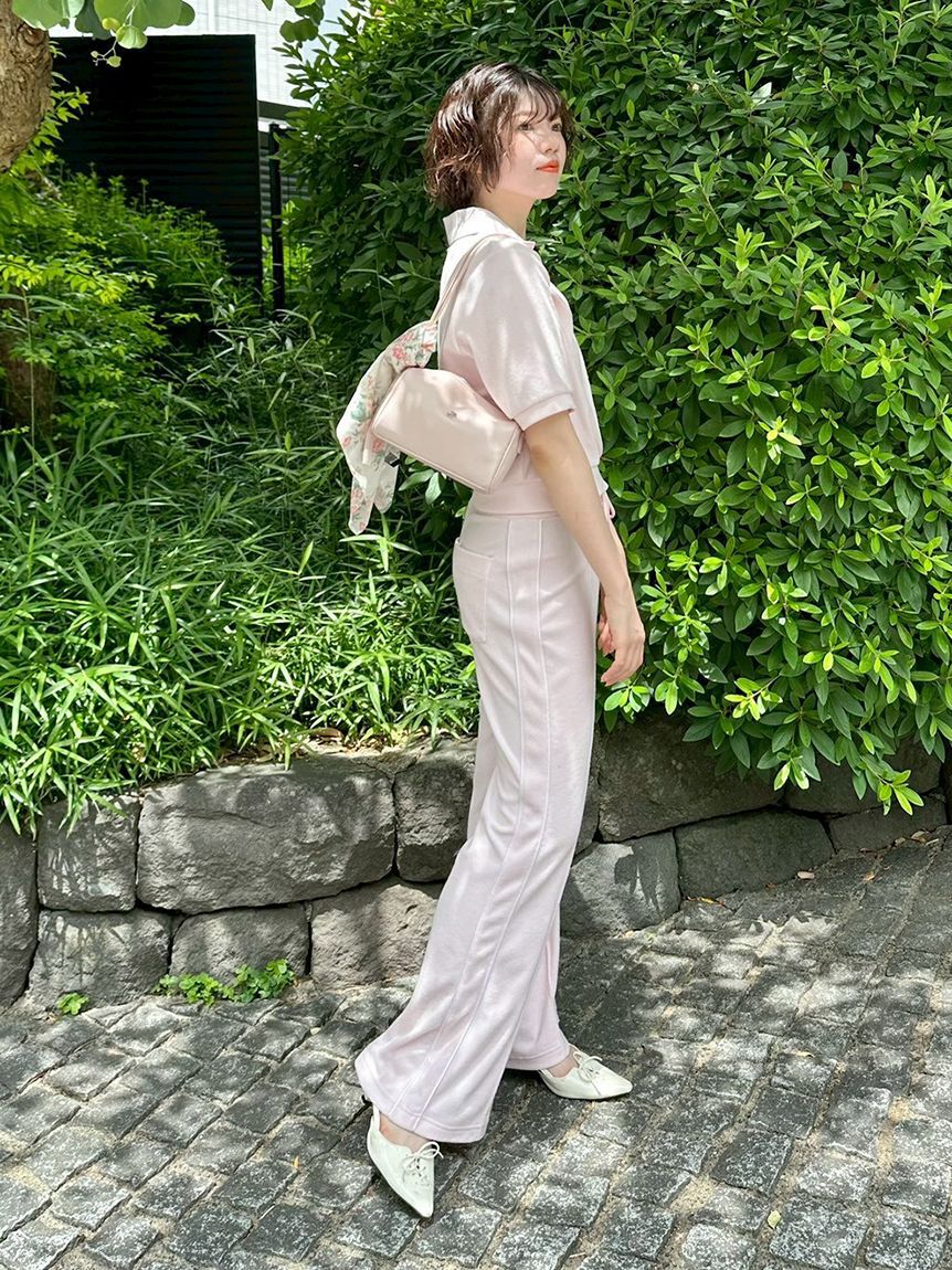 LILY BROWN「【LILY BROWN&times;ANNA SUI】サイドラインパイルパンツ」|チノ|