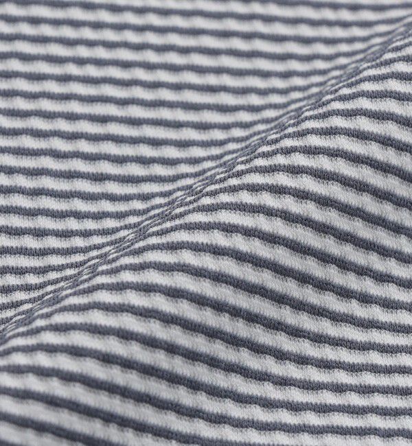 MACKINTOSH PHILOSOPHY「クルーネックTシャツ トリコットサッカーボーダー」|Tシャツ・カットソー|