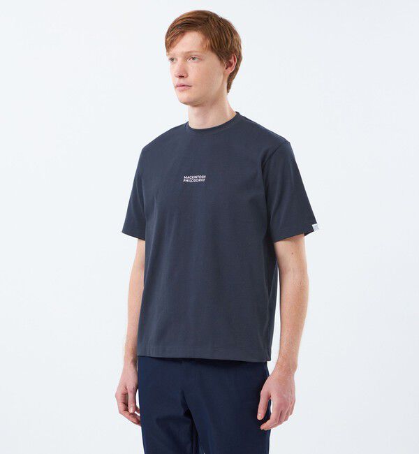 MACKINTOSH PHILOSOPHY「【WEB&一部店舗限定】クルーネックロゴTシャツ 度詰め天竺」|Tシャツ・カットソー|