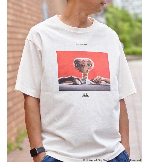 VENCE share style「『 E.T. 』デザイン フォトプリントTシャツ」|Tシャツ・カットソー|