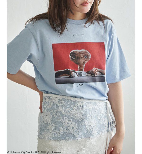 VENCE share style「『 E.T. 』デザイン フォトプリントTシャツ」|Tシャツ・カットソー|
