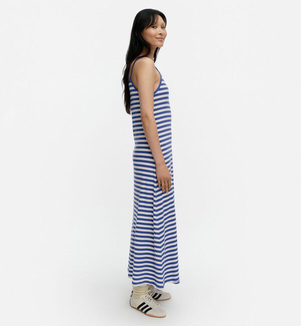 Marimekko「Laulaa Tasaraita Unikko ワンピース」|ワンピース|