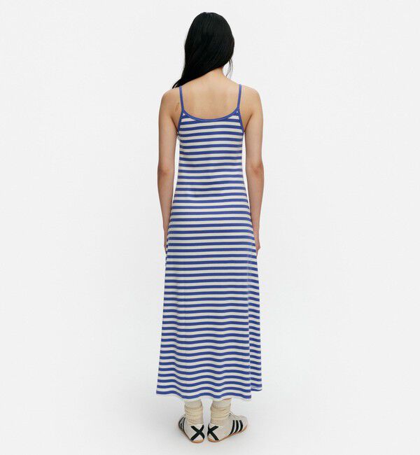 Marimekko「Laulaa Tasaraita Unikko ワンピース」|ワンピース|