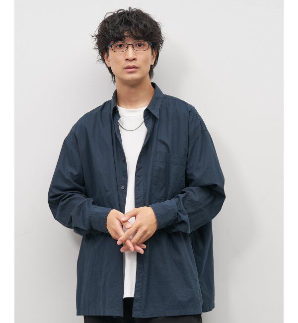  「スクエア型 メガネ メタルがきちんと感を演出してくれるフレーム/TRAD PATTERNS  レンズ交換券付」|メガネ|ネイビー3