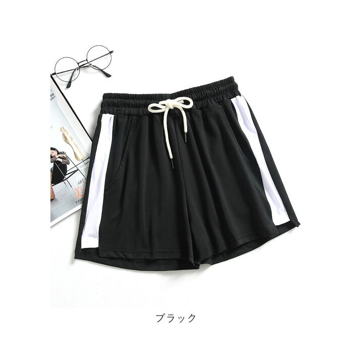 BACKYARD FAMILY「短パン レディース 通販 ショートパンツ サイドライン ショーパン ショート パンツ ボトムス」|その他|
