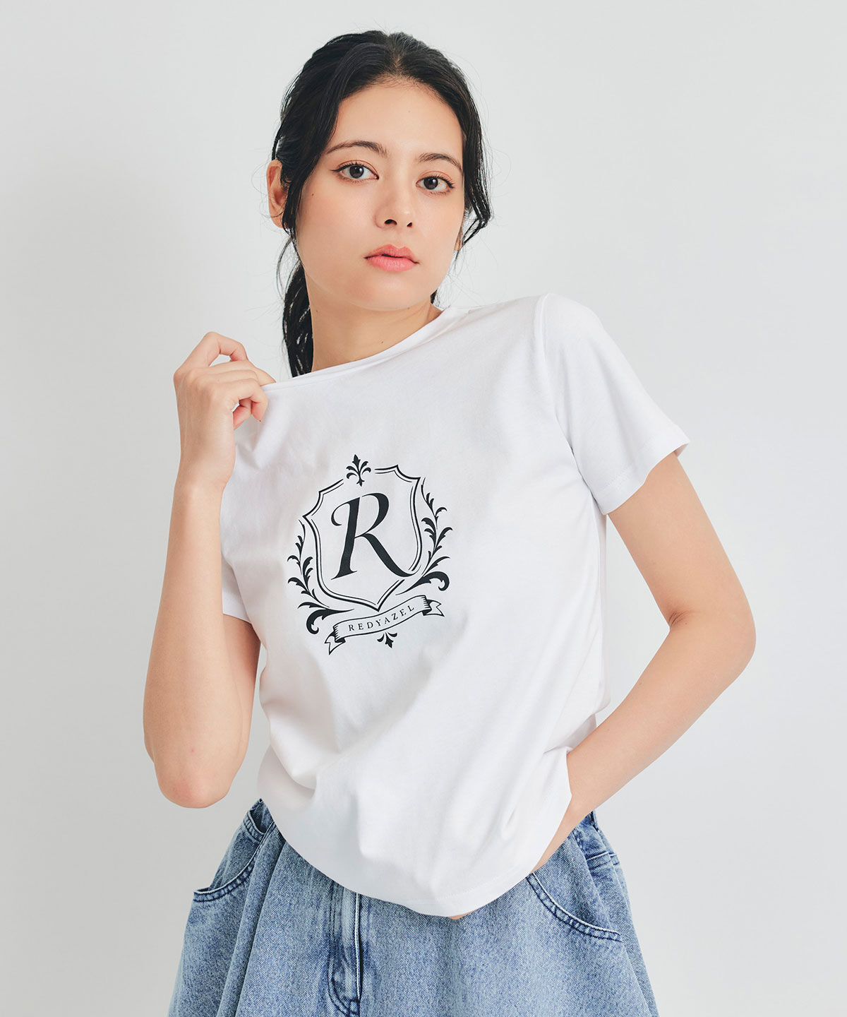 REDYAZEL「エンブレムロゴTシャツ」|Tシャツ・カットソー|オフ