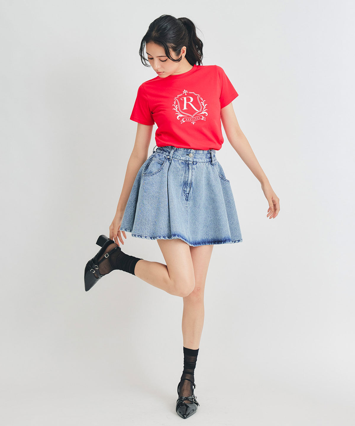 REDYAZEL「エンブレムロゴTシャツ」|Tシャツ・カットソー|