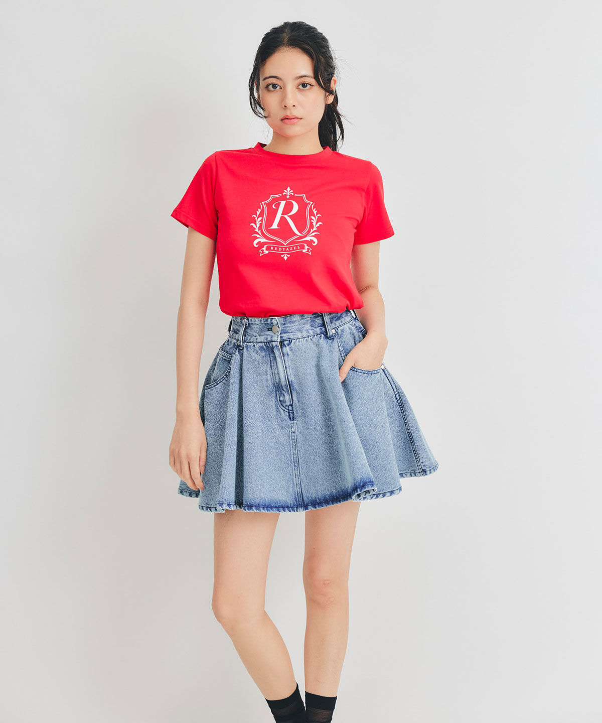 REDYAZEL「エンブレムロゴTシャツ」|Tシャツ・カットソー|