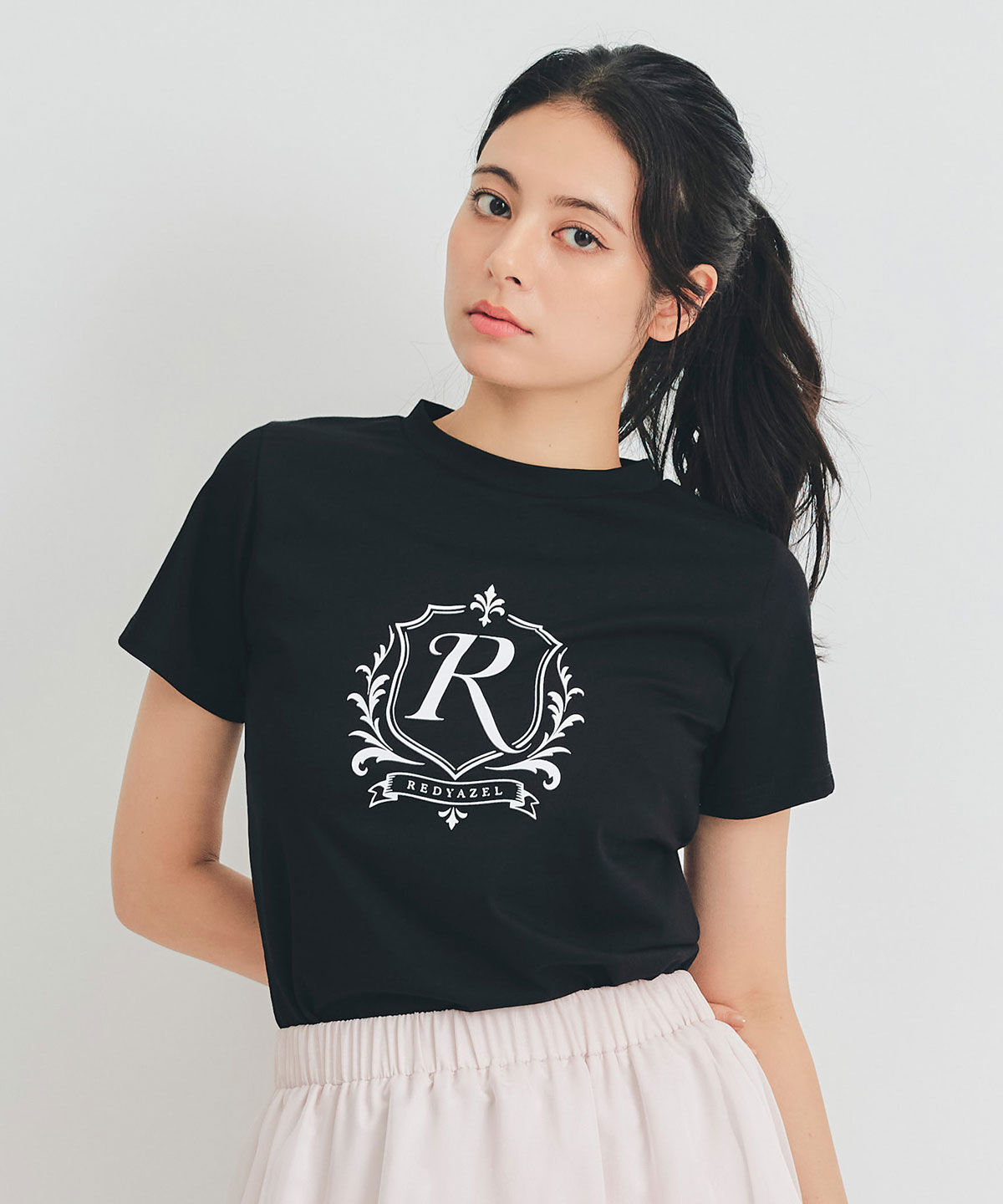 REDYAZEL「エンブレムロゴTシャツ」|Tシャツ・カットソー|ブラック