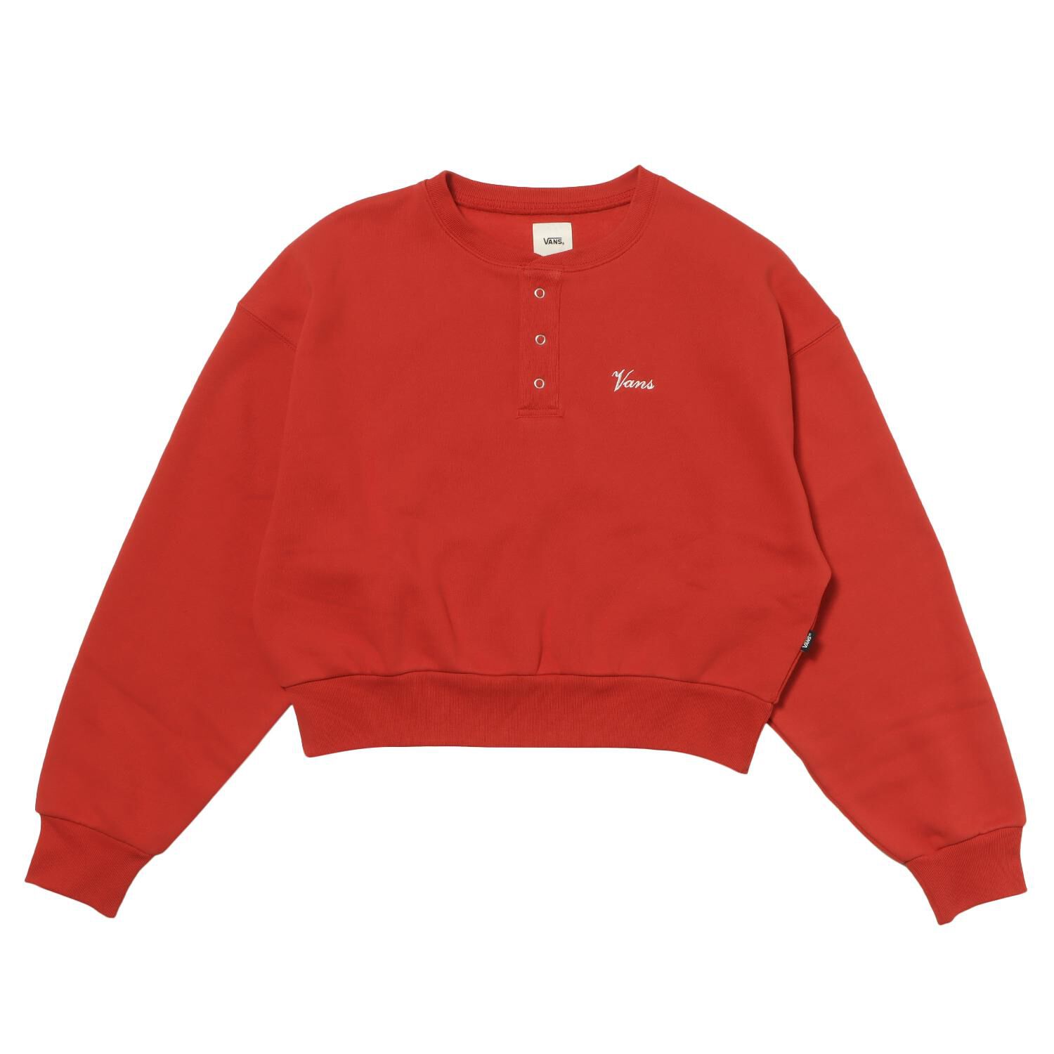 VANS「【VANSｱﾊﾟﾚﾙ(WJ)】W Henley neck SWT」|パーカー|レッド