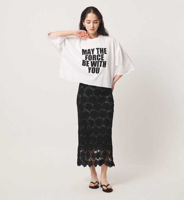 UNITED ARROWS「＜Marilyn Moon＞クロシェ スカート」|Tシャツ・カットソー|
