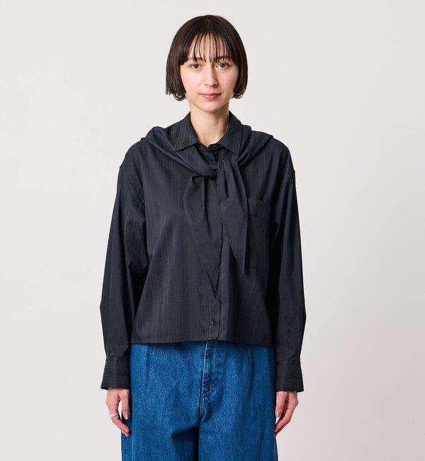 UNITED ARROWS「ペイズリー スカーフ シャツ」|シャツ・ブラウス|