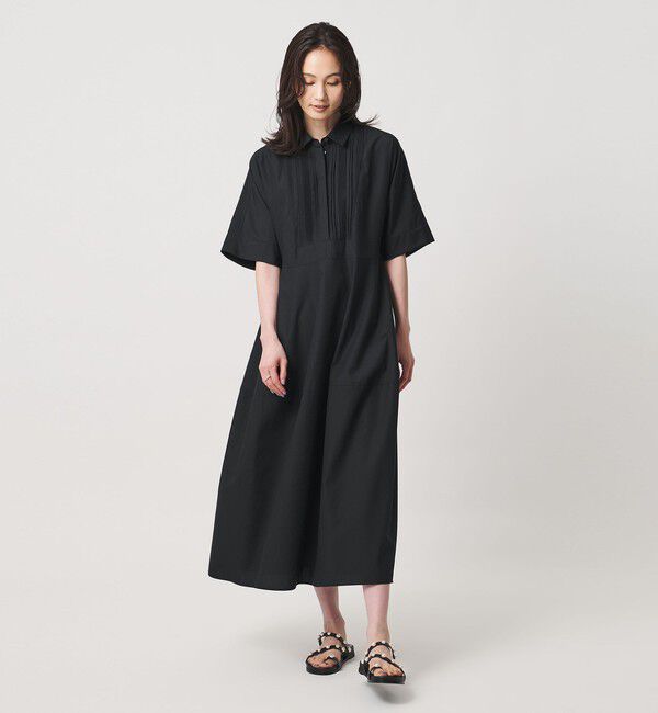 UNITED ARROWS「タック シャツ ワンピース」|ワンピース|