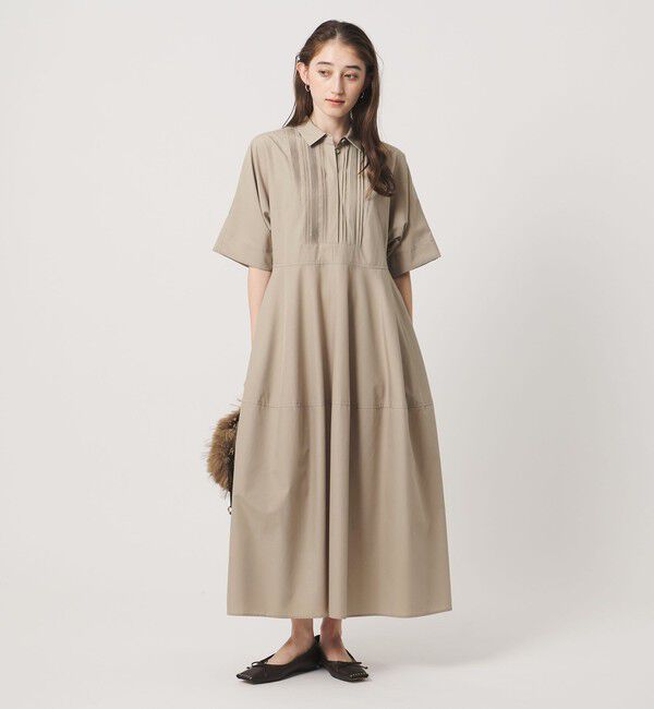UNITED ARROWS「タック シャツ ワンピース」|ワンピース|