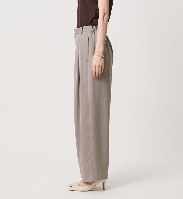 UNITED ARROWS「タック ビッグ ワイドパンツ」|スラックス|