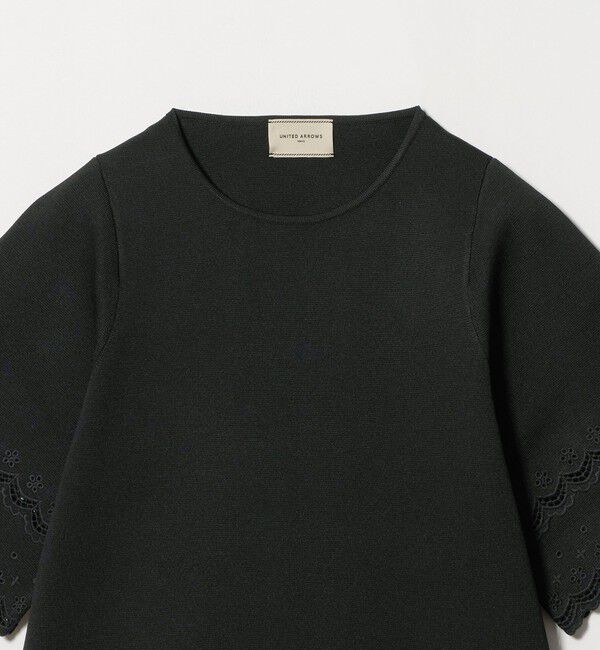 UNITED ARROWS「カットワーク スカラップ プルオーバー ニット ‐ウォッシャブル‐」|ニット・セーター|