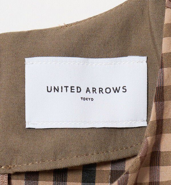 UNITED ARROWS「ギンガムチェック ワンピース ‐ウォッシャブル‐」|ワンピース|