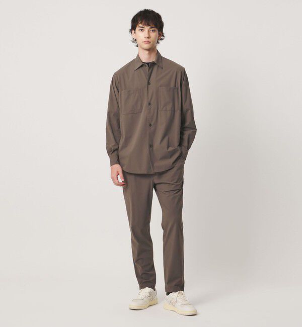 UNITED ARROWS「ナイロン/ポリウレタン エコニール シャツ タテヨコストレッチ」|カーディガン|