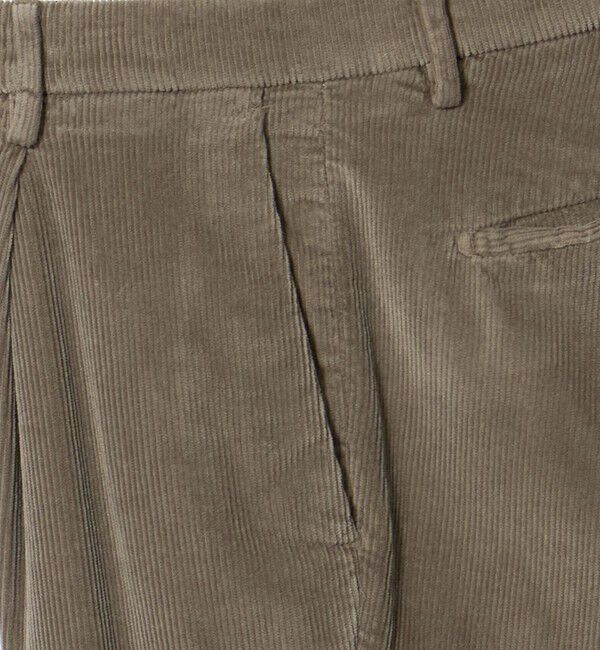 UNITED ARROWS「＜BRIGLIA 1949＞コーデュロイ 1プリーツ パンツ」|チノ|