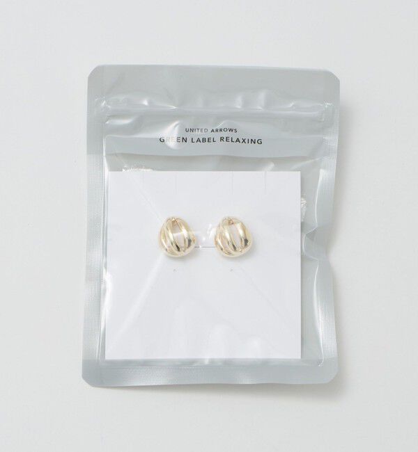 UNITED ARROWS green label relaxing「3ライン ハーフボール ピアス」|ピアス|