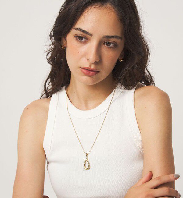 UNITED ARROWS green label relaxing「シズクフレーム スライド ネックレス」|ネックレス|GOLD