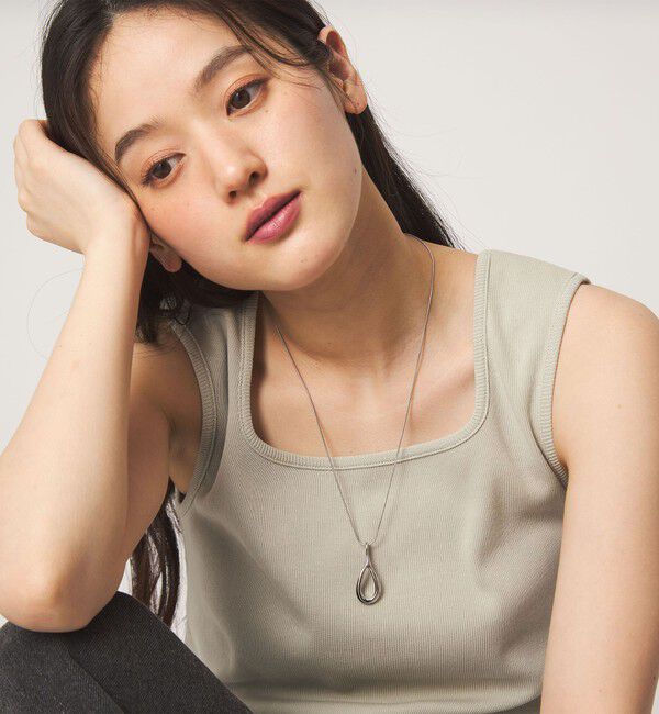 UNITED ARROWS green label relaxing「シズクフレーム スライド ネックレス」|ネックレス|