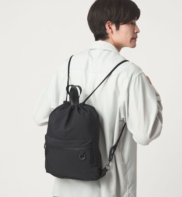 UNITED ARROWS green label relaxing「【WEB限定】マット リップストップ ナップサック バッグ -撥水-」|リュック|