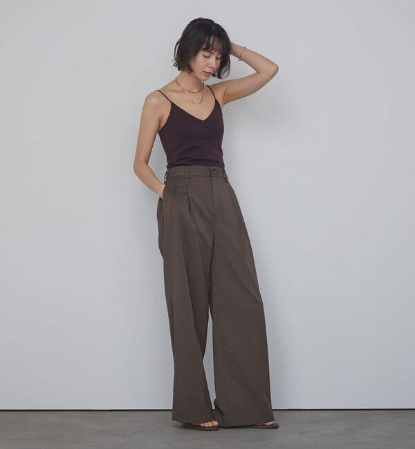 UNITED ARROWS green label relaxing「Vネックキャミソール / カップインナー」|キャミソール|