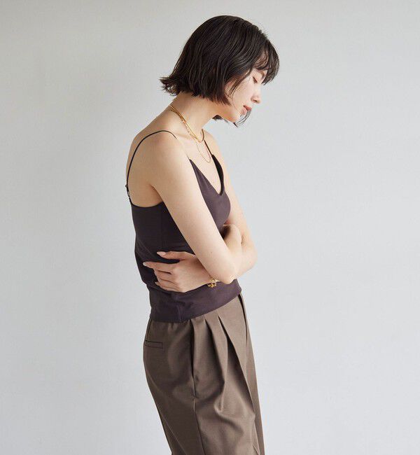 UNITED ARROWS green label relaxing「Vネックキャミソール / カップインナー」|キャミソール|