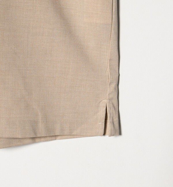UNITED ARROWS green label relaxing「【WEB限定】JUST fit ウールライク ボックス シルエット 半袖 シャツ」|シャツ・ブラウス|