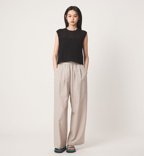 EMMEL REFINES「＜EMMEL REFINES＞EM HW スカシアミ 2WAY ニットベスト」|ニット・セーター|