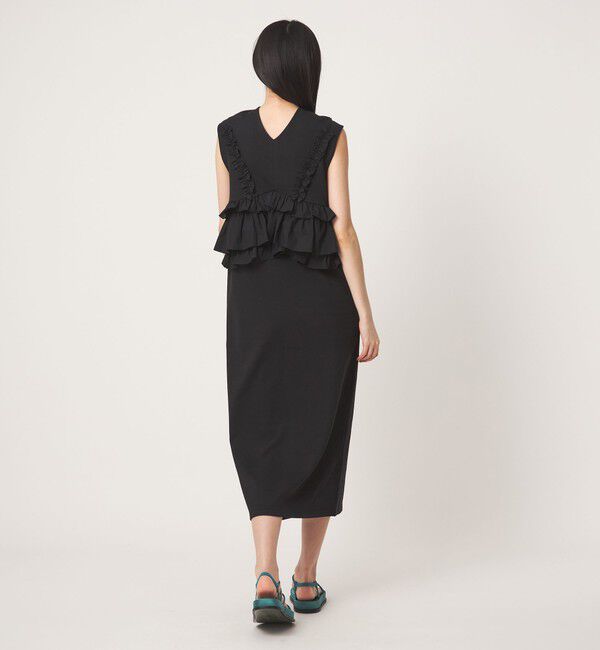 EMMEL REFINES「＜EMMEL REFINES＞EM ドッキングフリル カットソー ワンピース」|ワンピース|